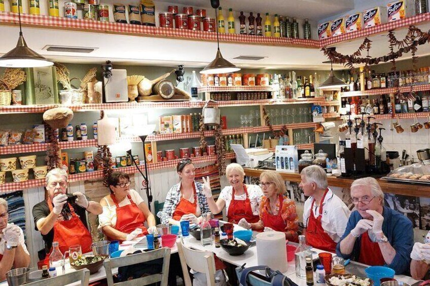 Cooking Class in Athens with Shopping in Central Market & Lunch