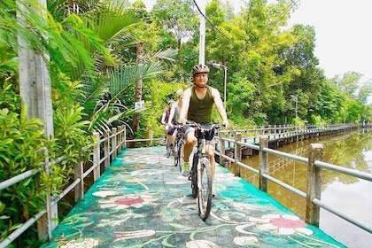 Bangkok Countryside Bicycle Tour mit Transport und Mittagessen