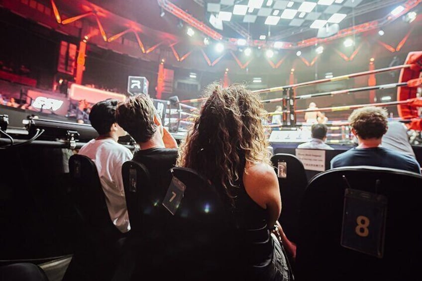 Muay Thai Boxing Show with Ringside Seats at Rajadamnern Stadium