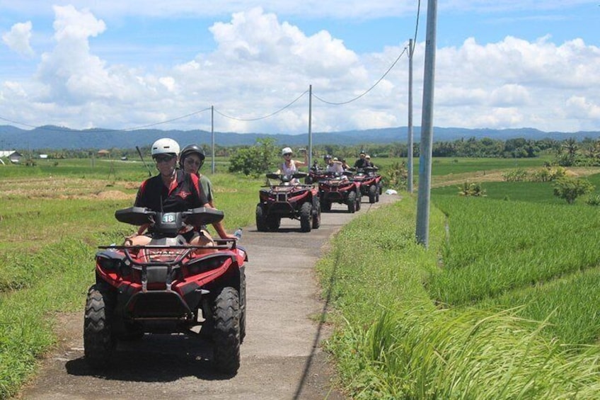 Bali Quad Biking In Black sand Beach