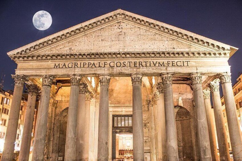 Pantheon at night