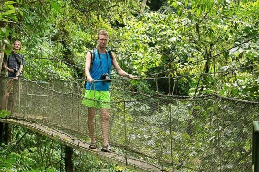 Rainmaker Waterfalls and Hanging Bridges from Manuel Antonio