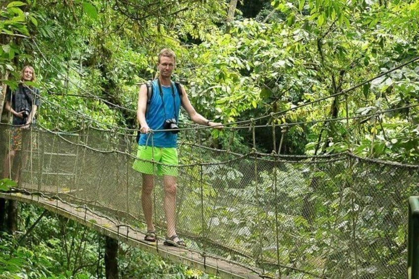 Rainmaker Waterfalls and Hanging Bridges from Manuel Antonio