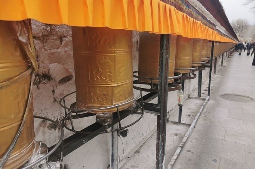 Prayer Wheels at Potala