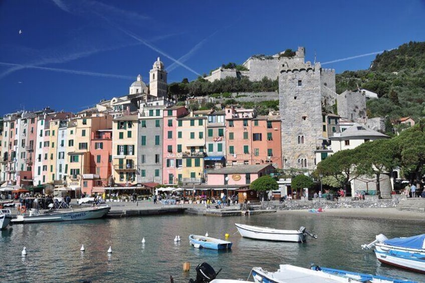 The lively and colorful waterfront of Portovenere