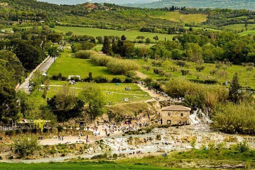 The Saturnia waterfalls