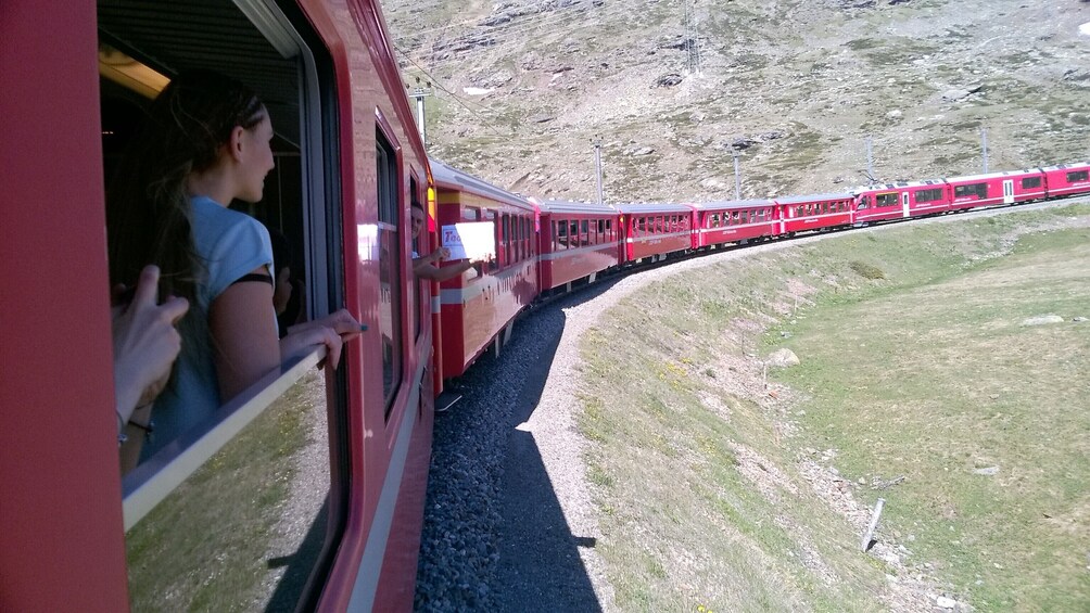 Bernina express. Private tour package