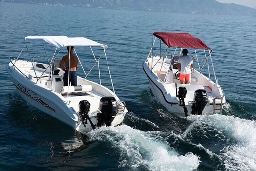 Corfu experience by speed boat