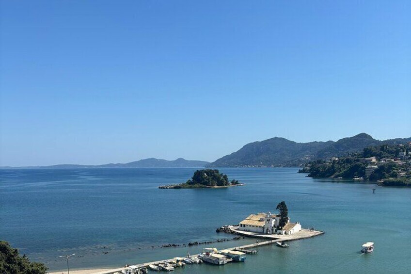 On the steps by Durrells and James Bond by speed boat