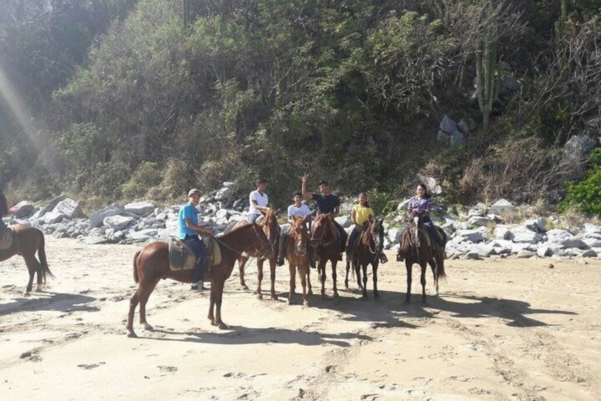 Horseback Riding Ixtapa Playa Larga