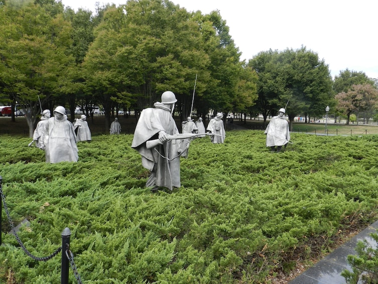 Korean War Memorial in Washington