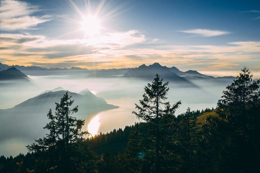 Mount Rigi - The Queen of the Mountains - and Lucerne (Private Tour)