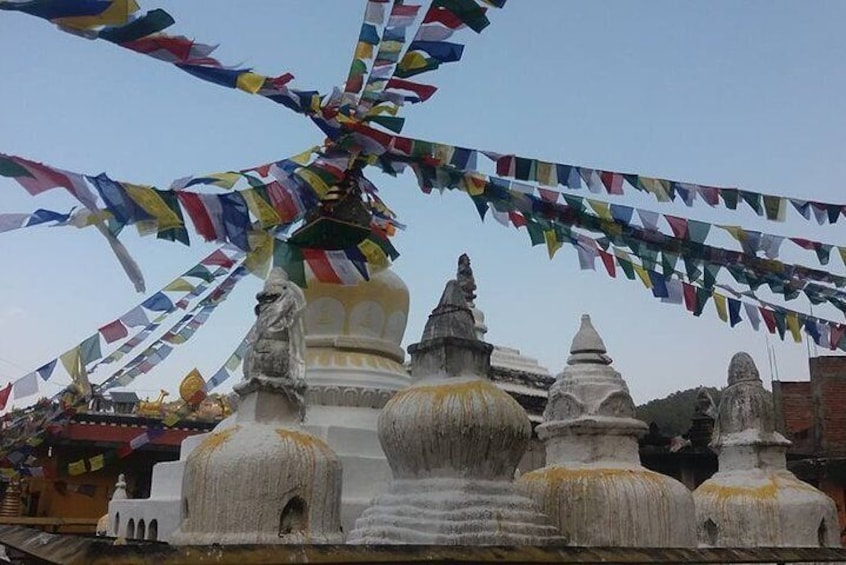 Buddhist Stupas in Namo buddha