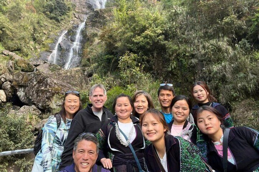 SaPa Motorbike Tour - Half day - Visit Waterfall