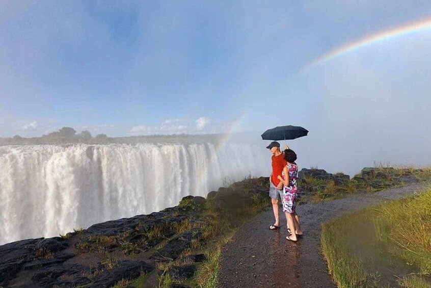 The Victoria Falls Rainbow Falls