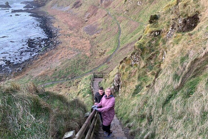 Descending the Shepherd's Steps at the Causeway