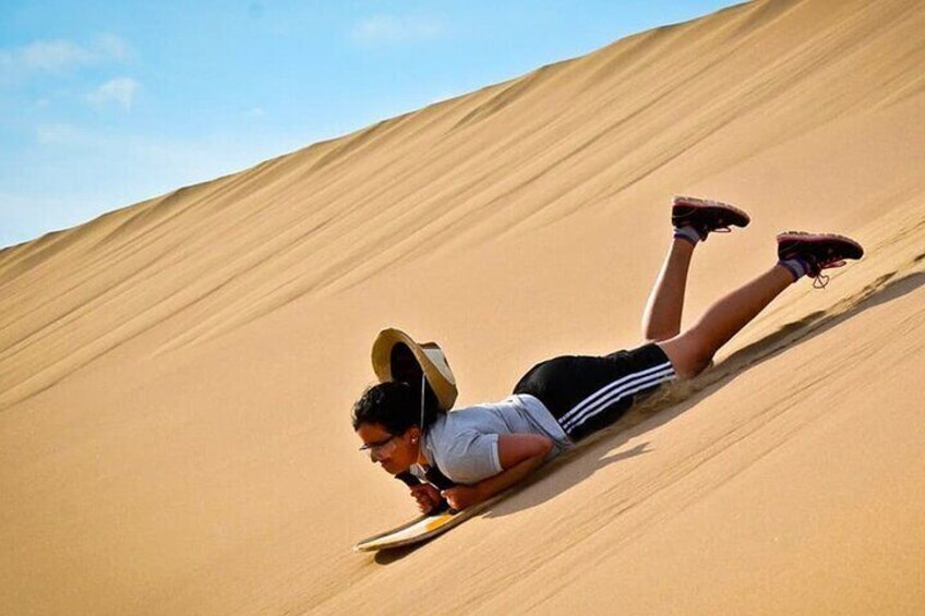 Sandboarding in Huacachina