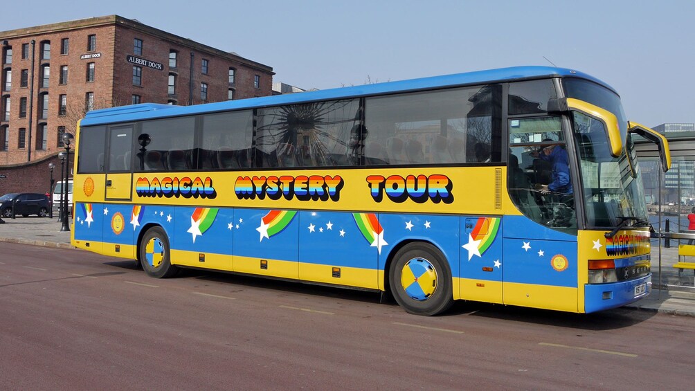 Show item 3 of 8. Liverpool Beatles Day Trip Bus in London