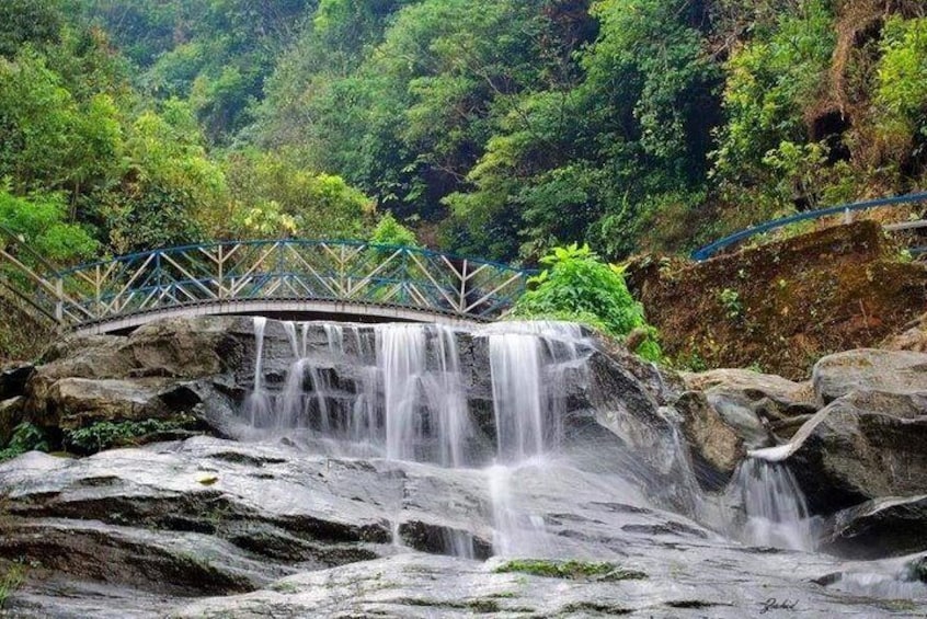 Natural Cascading Waterfall.