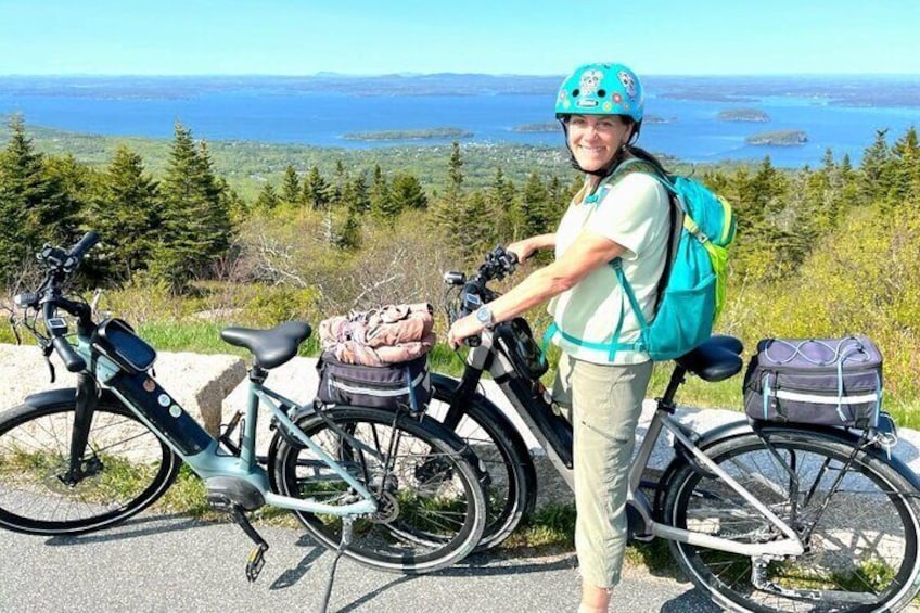 Climb Cadillac Mountian with ease on an ebike.