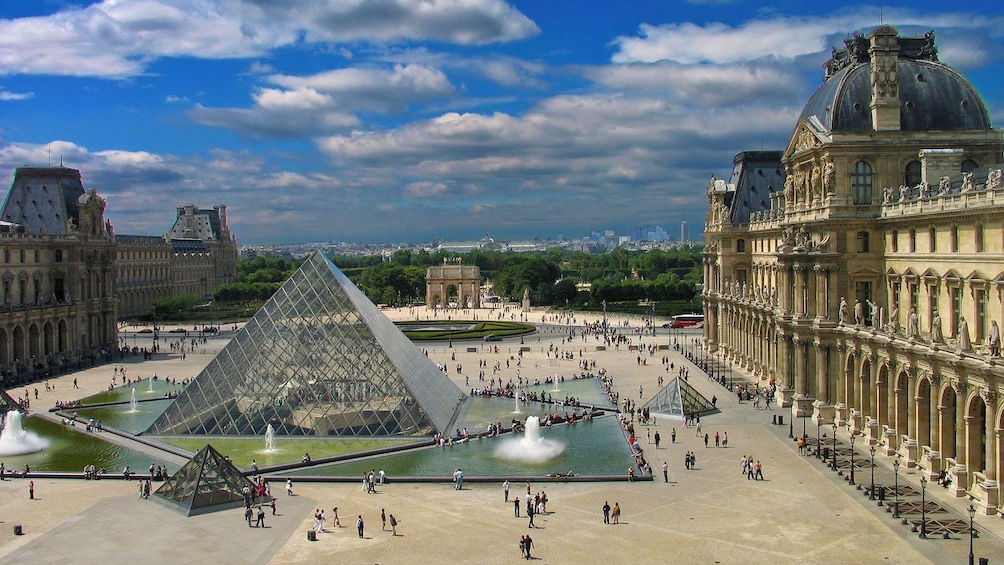 Aerial view of Paris