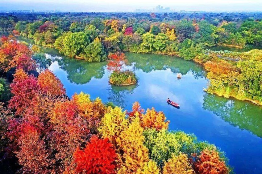 Hanghzhou Xixi Wetland Half Day Tour with Boat Ride