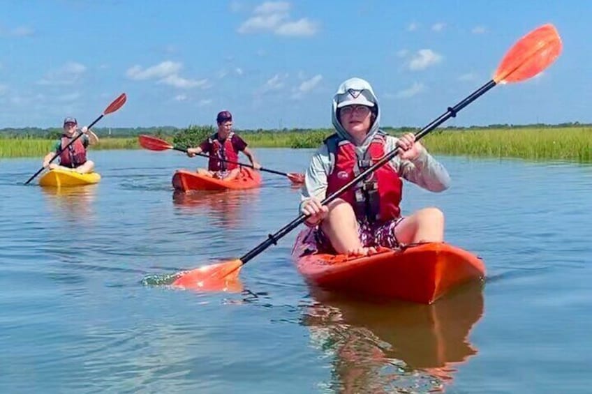 EcoTour in salt marsh maze in St Augustine