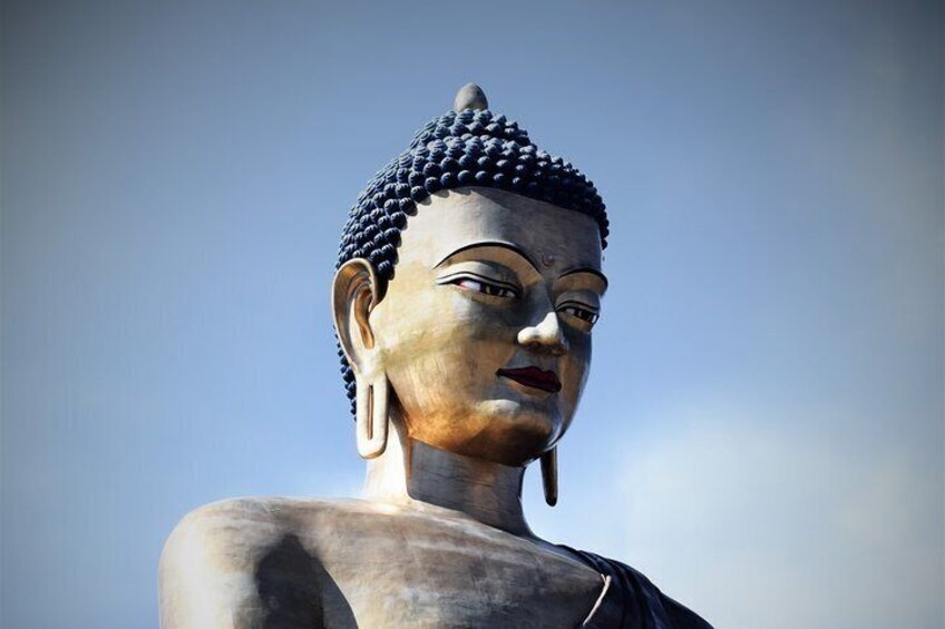 The Giant Buddha Dordenma Statue at Kuensel Phodrang in Thimphu 