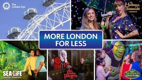 Pase More London for Less para 5 atracciones incluyendo el London Eye