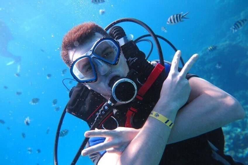 Intro Diving 2 Stops For Beginners with Pick-up and Lunch - Hurghada