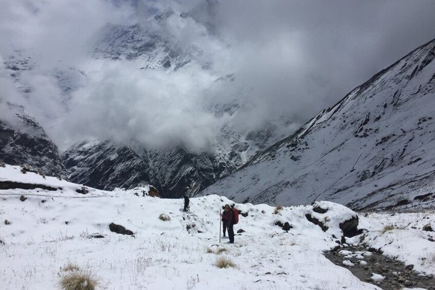 At Annapurna Base Camp