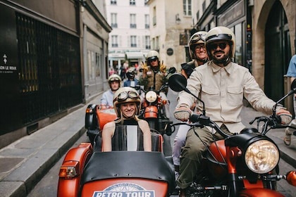 Visite guidée privée de 1 heure à 7 heures en side-car d'époque