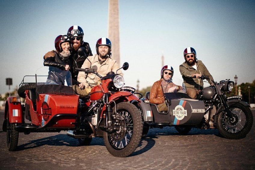 Paris Sidecar Retro Tour