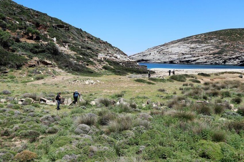 Reaching Lefka Beach