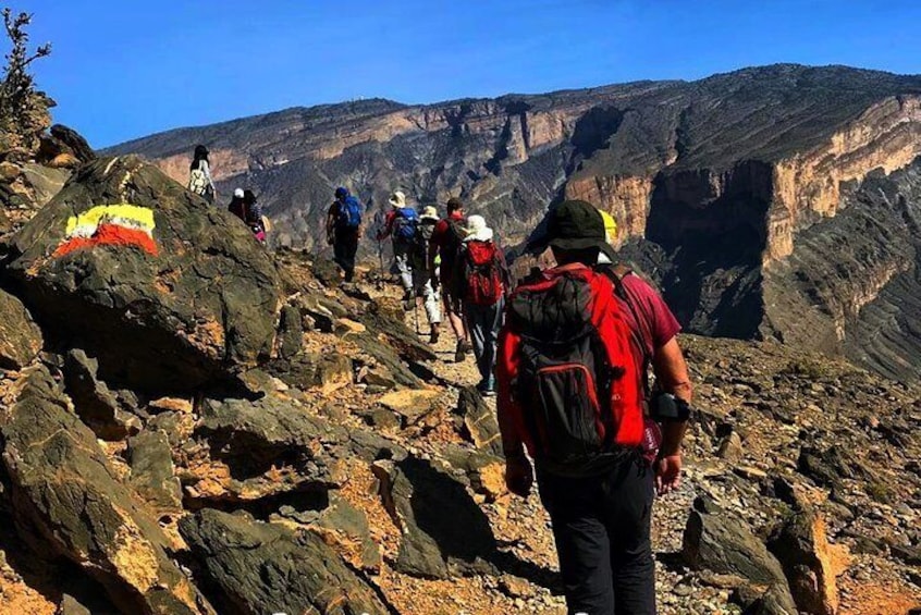 Jabel Shams Oman Trekking Adventure Full day 