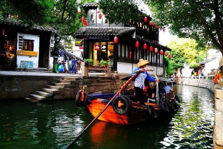 4-Hour Tongli Water Town Private Tour from Suzhou with Boat Ride