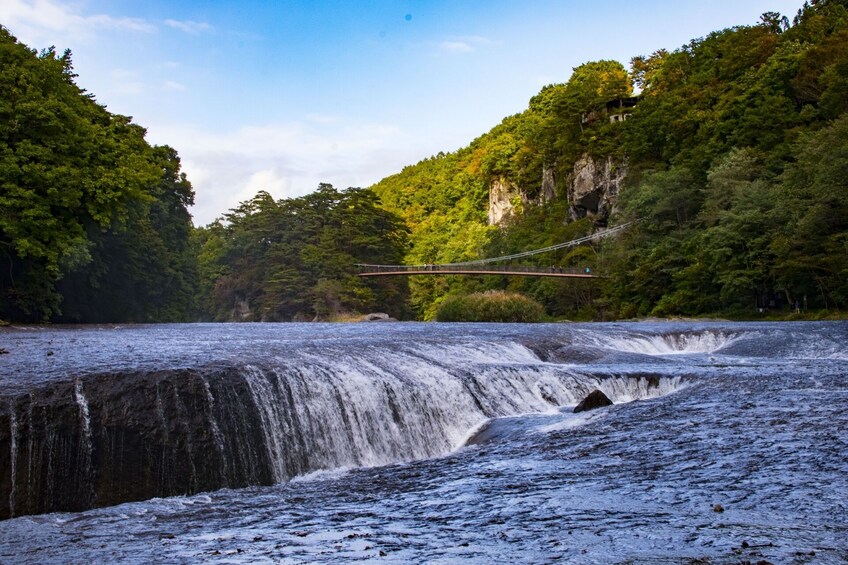 Show item 5 of 9. From Tokyo: Fukiware Falls, Fruit Picking & Ikaho Onsen Tour