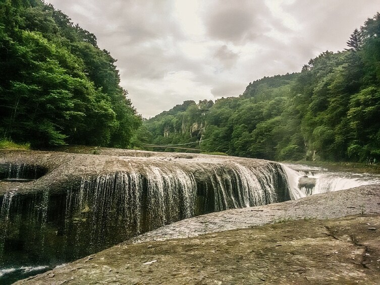 Show item 4 of 9. From Tokyo: Fukiware Falls, Fruit Picking & Ikaho Onsen Tour