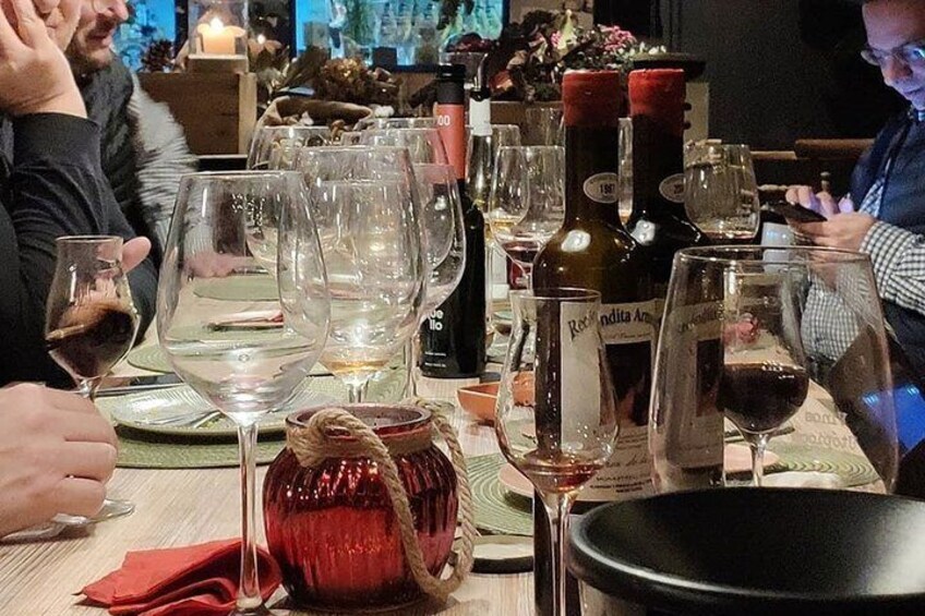 Private premium wine tasting and tapas