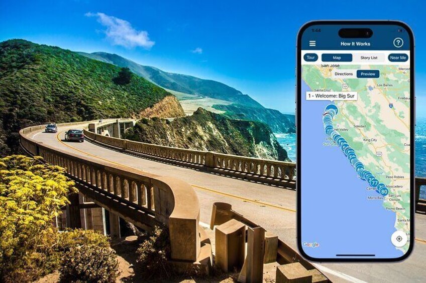 Big Sur Self-Driving Audio Tour: Highway 1, Pacific Coast Highway