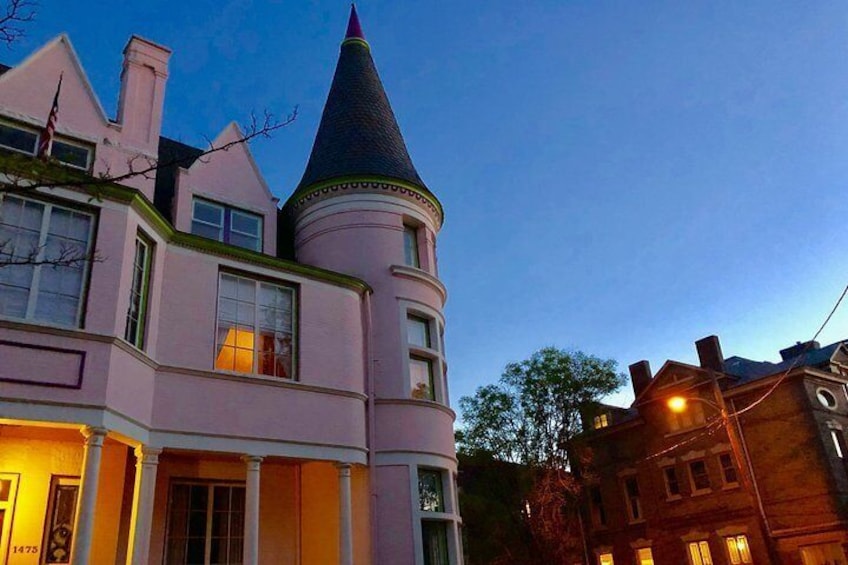 In America's Most Haunted Neighborhood, the Pink Palace is haunted by a protective ghost known as "Avery."