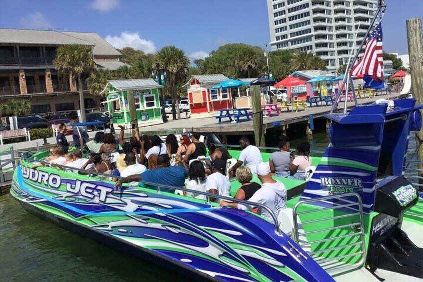  Dolphin & Sunset Cruises in Destin FL aboard the Hydrojet 
