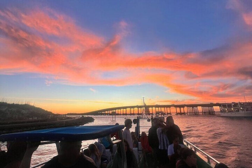 Dolphin & Sunset Cruises in Destin FL aboard the Hydrojet