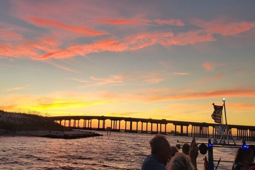 Sunset over the Gulf of Mexico Tour in Destin