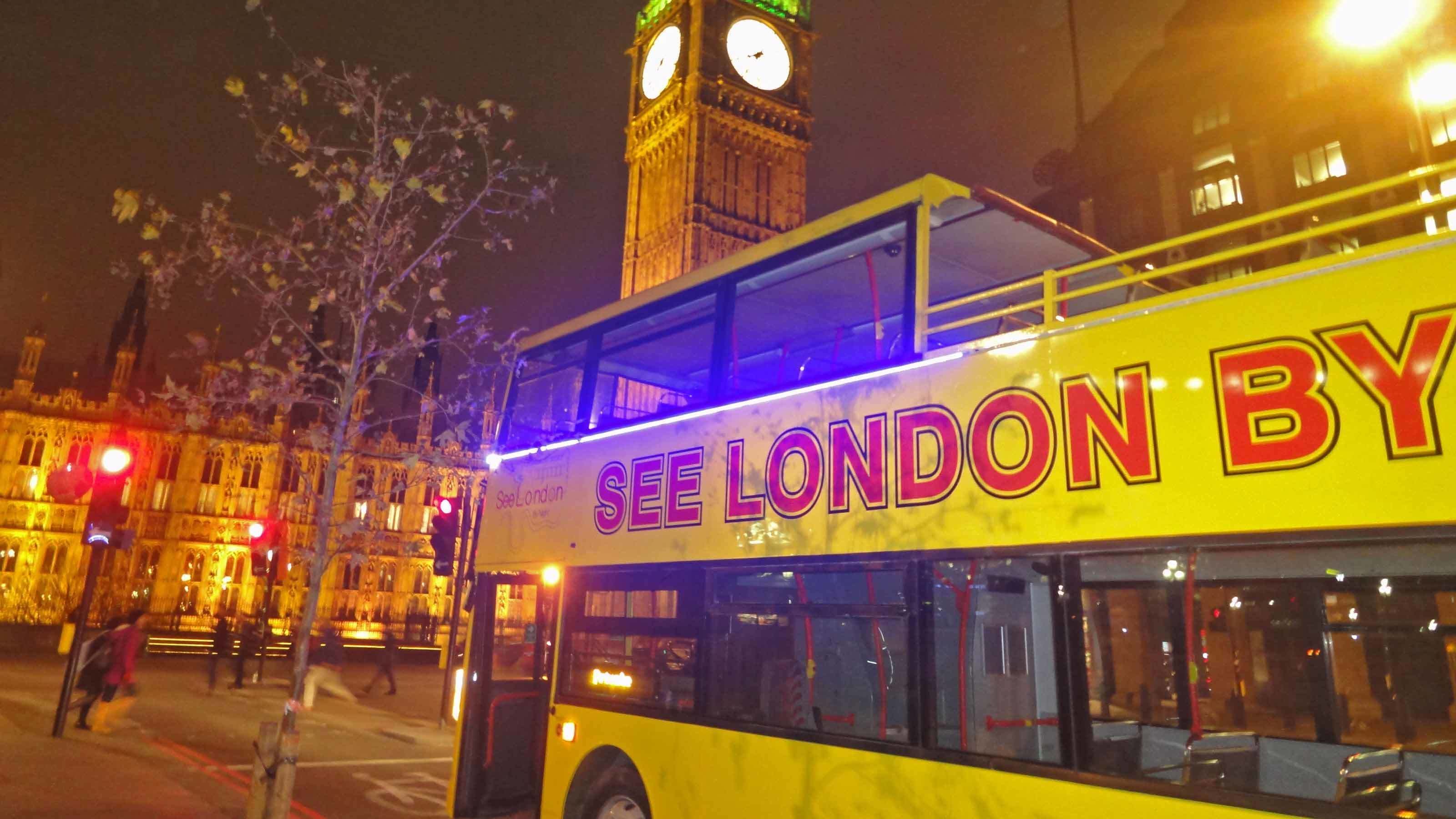london night bus tour from green park