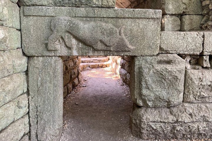 Lion Gate to Butrinti Archaeological site