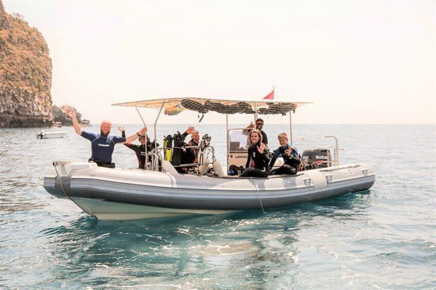 Diving with PADI 5 Star CDC Diving Resort Isola Bella Marine Park Taormina