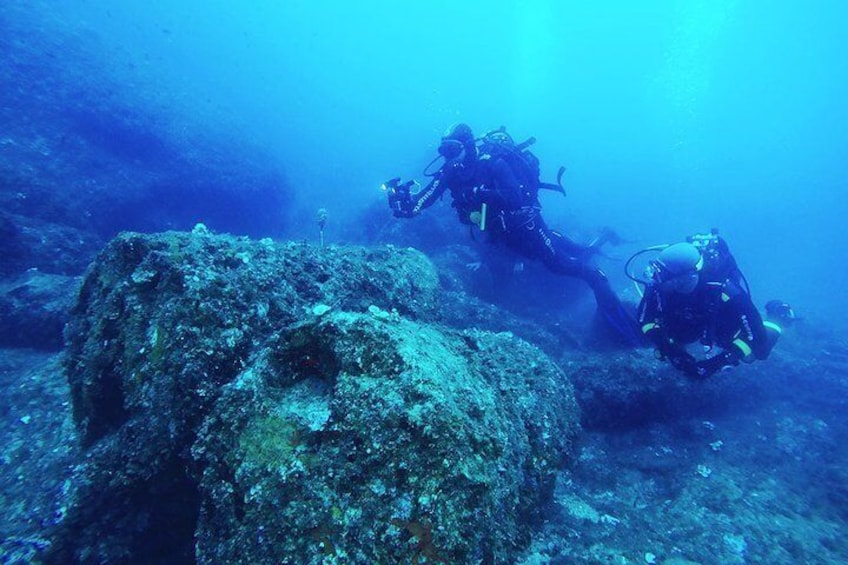 Diving with PADI 5 Star CDC Diving Resort Isola Bella Marine Park Taormina