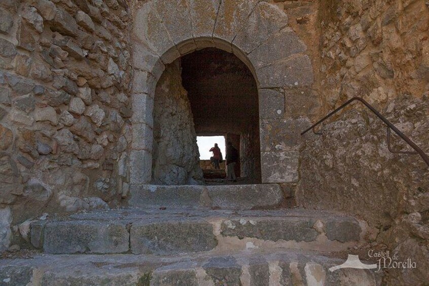 Entrance to the Castle of Morella Castellón