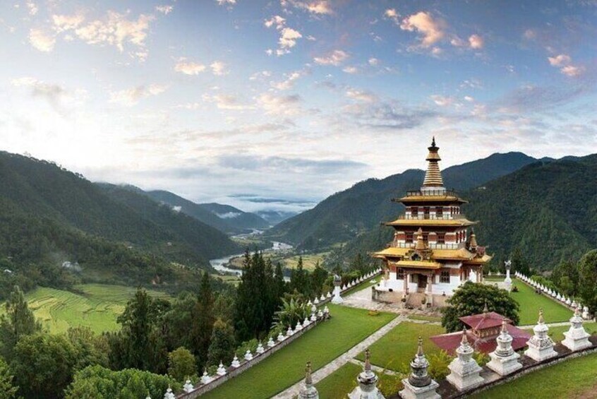 Khamsum Yuelley Namgyel Chorten in Punakha valley